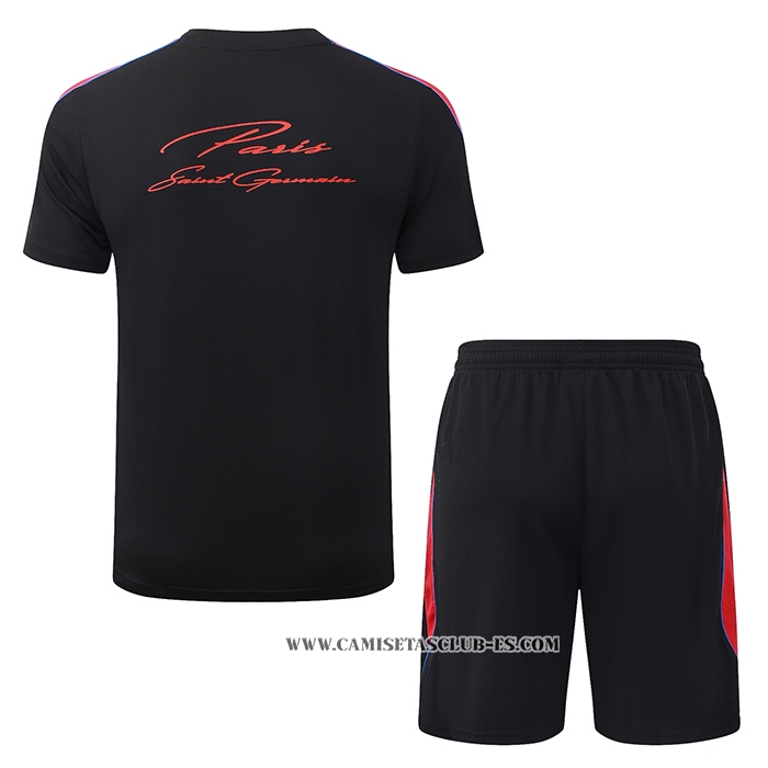 Chandal del Paris Saint-Germain 26-27 Manga Corta Negro - Pantalon Corto